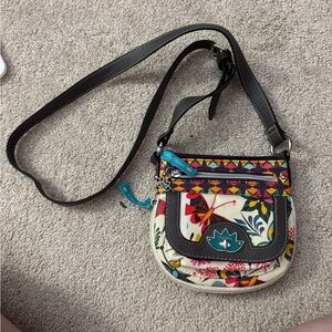 Lily Bloom Colorful Butterfly Crossbody Bag